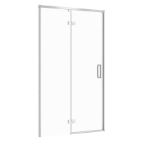 CERSANIT - Sprchové dvere LARGA chróm 120X195, ľavé, číre sklo S932-122