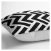 Čierno-biela obliečka na vankúš s bavlnou Minimalist Cushion Covers Black White Geometric Duro, 