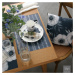 Behúň na stôl z bio bavlny 150x45 cm Holly Flower - IHR