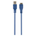 Kabel CABLEXPERT CCP-mUSB3-AMBM-6 USB A-B micro 1,8m 3.0, modrý