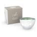 Bielo-zelená porcelánová miska na sladkosti 58products
