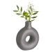 LOOPY Mini váza 10 cm - tm. šedá