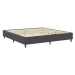 vidaXL Posteľ boxspring tmavošedá látková 200x200 cm