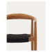 Jedálenská stolička v prírodnej farbe v súprave 4 ks Ydalia – Kave Home
