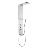 Sprchový panel Hansgrohe Raindance na stenu s termostatickou batériou chróm 27008000