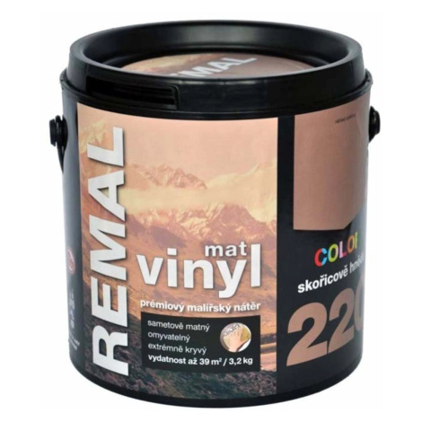 REMAL Vinyl COLOR Mat Prémiový maliarsky náter 220 škoricovo hnedá 3,2 kg