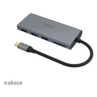 Akasa dokovacej stanice 9v1 USB 3.1 Type-C