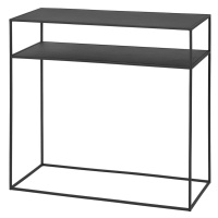 Čierny kovový konzolový stolík 35x85 cm Fera – Blomus