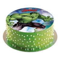 Jedlý papier na tortu Hulk 20 cm - Dekora