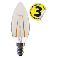 Emos LED žiarovka CANDLE, 2W/18W E14, WW+ teplá biela+, 170 lm, Vintage, F