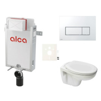 Cenovo zvýhodnený závesný WC set Alca na zamurovanie + WC S-Line S-line Pre SIKOAP8