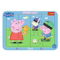Trefl Baby puzzle s rámčekom -  Peppa Pig