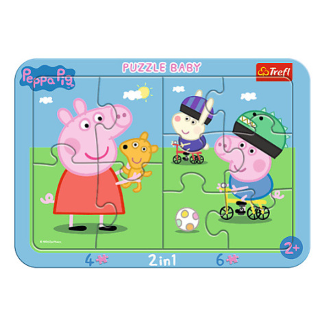 Trefl Baby puzzle s rámčekom -  Peppa Pig