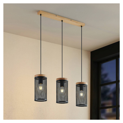 Lindby Kiriya závesná lampa, 3-plameňová, dlhá