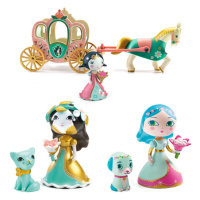 Balíček Arty Toys - princezné Luna & Eva & Mila & kočiar