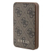 Nabíjačka Guess Powerbank 15W GUPB5LP4GEGW 5000mAh brown 4G Leather Metal Logo (GUPB5LP4GEGW)