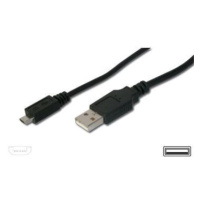 PremiumCord Kábel micro USB 2.0, AB 3m