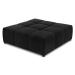 Čierny zamatový modul pohovky Rome Velvet - Cosmopolitan Design