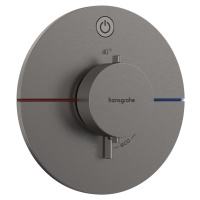 Hansgrohe ShowerSelect Comfort S, termostat pod omietku pre 1 spotrebič, kartáčovaný čierny chró