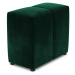 Zelená zamatová opierka k modulárnej pohovke Rome Velvet - Cosmopolitan Design
