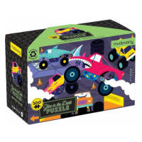 Mudpuppy Puzzle Monster Trucks - svieti v tme 100 dielov