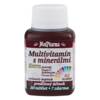 MEDPHARMA Multivitamín s minerálmi extra 42 zložiek 30 + 7 tabliet ZADARMO