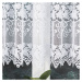 Biela žakarová záclona HERNANI 510x160 cm