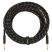 Fender Deluxe Series 25' Instrument Cable Black Tweed