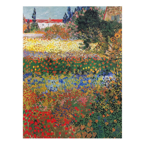 Reprodukcia obrazu Vincenta van Gogha - Flower garden, 40 x 30 cm Fedkolor