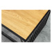 LuxD Dizajnový konferenčný stolík Haines 100 cm vzor divý dub