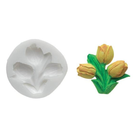 Silikónová forma na fondán – tulipány - Silikomart