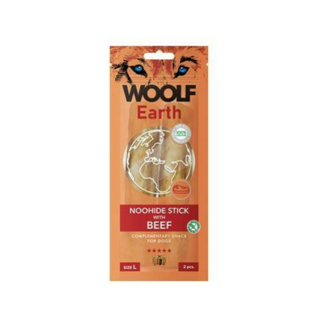 Woolf pochúťka Earth NOOHIDE L Sticks with Beef 85g