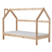 Detská drevená posteľ v tvare domčeka Pinio House, 200 × 90 cm