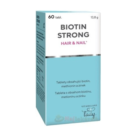 Vitabalans BIOTIN STRONG pre nechty a vlasy 60 tabliet