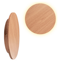 Toolight Toolight, LED nástenné svietidlo 20cm 12W APP1405-W WOOD, prírodná hnedá, OSW-03086