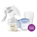 Philips AVENT Odsávačka materského mlieka manuálna + VIA 180 ml 5 ks