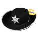 Detský klobúk čierny šerif
