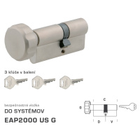 DK - EAP2000 US G - s gombíkom D 60 + V 60 mm
