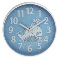 Detské nástenné hodiny MPM, 3229.30 - modrá, 25cm