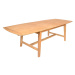 Záhradný jedálenský stôl z tíkového dreva 100x180 cm Navy – Ezeis