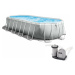 Záhradný bazén INTEX 26798 Prism Frame Oval 610 x 305 x 122 cm kartušová filtrácia