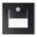 LED nástenné svietidlo Skoff Tango černá teplá 10V MJ-TAN-D-H s čidlom pohybu