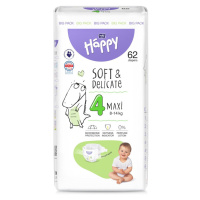 BELLA HAPPY Baby Plienky jednorazové Maxi 8-14 kg Big Pack 62 ks