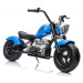 mamido Detská elektrická motorka Chopper Warrior 36V modrá