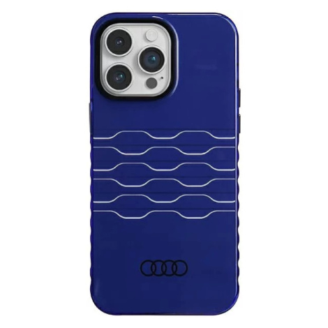 Kryt Audi IML MagSafe Case iPhone 14 Pro Max 6.7" navy blue hardcase AU-IMLMIP14PM-A6/D3-BE (AU-
