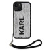 Karl Lagerfeld Sequins Reversible Zadný Kryt pre iPhone 15 Black/Silver