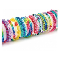 Rainbow Loom detské gumičky dvojfarebné 20945 ružovo žlté