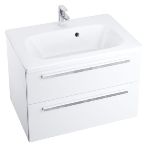 Kúpeľňová skrinka pod umývadlo Ravak chróme 80x49 cm biela X000000922