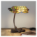Úžasná stolná lampa DRAGONFLY, ručne vyrobená