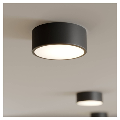 Stropné svietidlo Cleo, Ø 20 cm, IP20, čierne, kov, E27 TEMAR LIGHTING